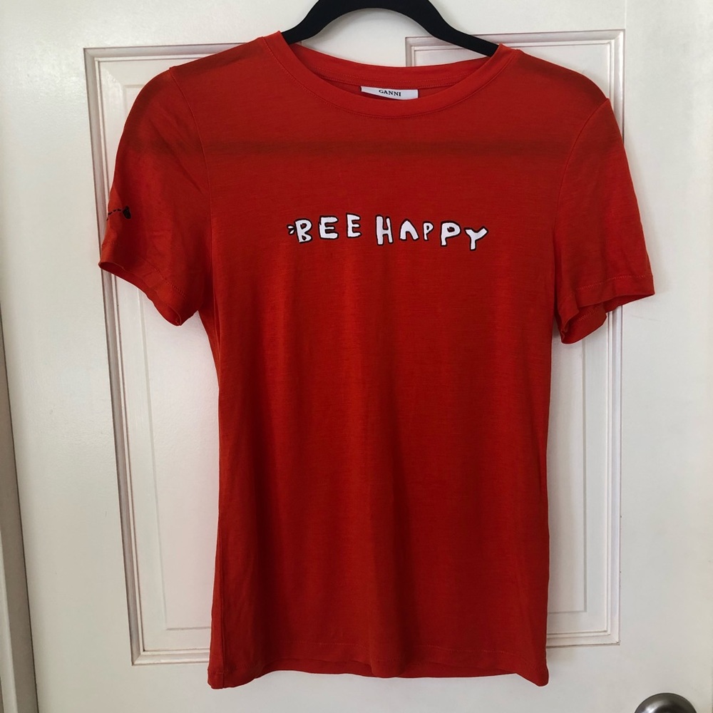 Ganni Bee Happy tee